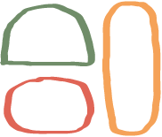 Icona stilizzata rappresentante forme geometriche evocativa dei servizi di assemblaggio